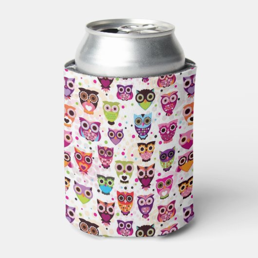 Rafraichisseur De Cannettes Cute owl background (Can devant)