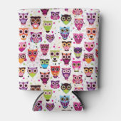 Rafraichisseur De Cannettes Cute owl background (Devant)