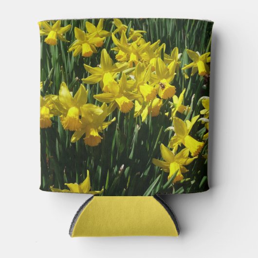 Rafraichisseur De Cannettes Daffodiles Jaunes I Fleurs De Printemps Cheveux (Devant)