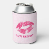 Rafraichisseur De Cannettes Damas Roses Et Lèvres Roses (Can Dos)