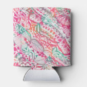 Rafraichisseur De Cannettes dessin féminin à la main rose (Dos)