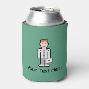 Rafraichisseur De Cannettes Docteur fait sur commande des textes 8bit