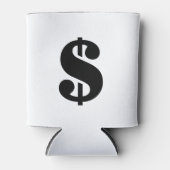 Rafraichisseur De Cannettes Dollar | Alphabet de gabarit simple (Devant)