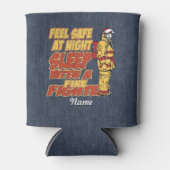 Rafraichisseur De Cannettes Dors avec un pompier (Devant)