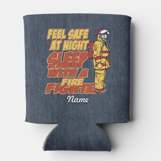 Rafraichisseur De Cannettes Dors avec un pompier (Dos)