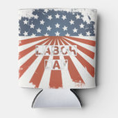 Rafraichisseur De Cannettes Drapeau américain de la Fête du Travail (Devant)