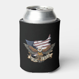 Rafraichisseur De Cannettes Drapeau américain Eagle chauve patriotique souten