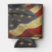 Rafraichisseur De Cannettes Drapeau américain en détresse (Devant)