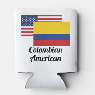 Rafraichisseur De Cannettes Drapeau américain et colombien