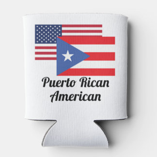 Rafraichisseur De Cannettes Drapeau Américain Et Porto Rico