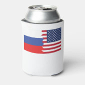 Rafraichisseur De Cannettes Drapeau américain russe (Can Dos)