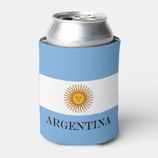 Rafraichisseur De Cannettes Drapeau argentin Bandera De Argentina (Can devant)