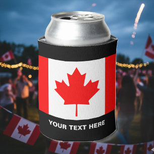 Rafraichisseur De Cannettes Drapeau canadien personnalisé peut refroidir pour