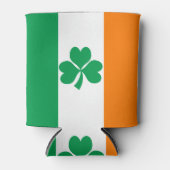 Rafraichisseur De Cannettes Drapeau de l'Irlande Shamrock (Devant)