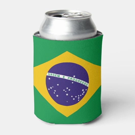 Rafraichisseur De Cannettes Drapeau du Brésil Bandeira do Brasil (Can devant)