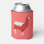 Rafraichisseur De Cannettes Drôle Llama Rouge (Can Dos)