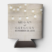 Rafraichisseur De Cannettes Éclairage de chaîne Burlap Rustique (Devant)