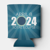 Rafraichisseur De Cannettes Éclipse solaire totale - Design bleu (Dos)