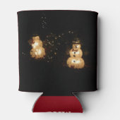Rafraichisseur De Cannettes Écran Luminaire Snowman (Dos)