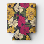 Rafraichisseur De Cannettes Élégant motif floral (Devant)