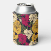 Rafraichisseur De Cannettes Élégant motif floral (Can Dos)