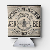 Rafraichisseur De Cannettes Étiquette de bière vintage (Dos)