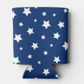 Rafraichisseur De Cannettes Étoiles patriotiques rouges blanches et bleues Mon (Dos)