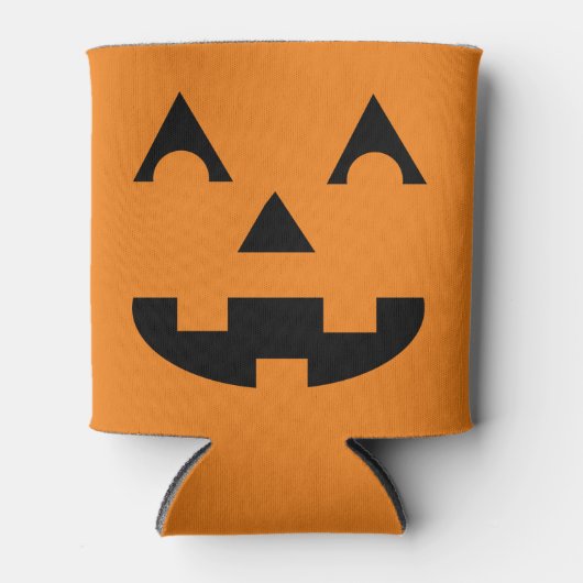 Rafraichisseur De Cannettes Face du Citrouille Halloween Jack-o'-lantern (Devant)