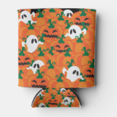 Rafraichisseur De Cannettes Fantômes d'Halloween Patch de citrouille hantée (Devant)