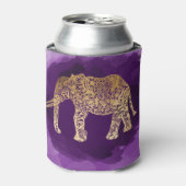 Rafraichisseur De Cannettes faux gold elepher purple brusstroke (Can devant)