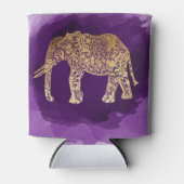 Rafraichisseur De Cannettes faux gold elepher purple brusstroke (Devant)