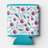 Rafraichisseur De Cannettes Fête de plage personnalisée peut Modèle (Dos)