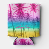 Rafraichisseur De Cannettes filtre pluie de plage tropicale (Devant)