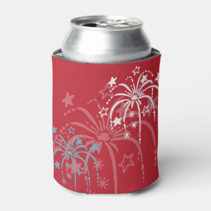 Rafraichisseur De Cannettes Fireworks Patriotic Edible Can Cooler