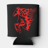 Rafraichisseur De Cannettes Flamme feu rouge Bronco Mustang Cheval sauvage (Dos)