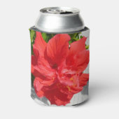 Rafraichisseur De Cannettes Fleur double hibiscus rouge (Can Dos)