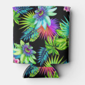 Rafraichisseur De Cannettes Fleurs tropicales, boîte personnalisée (Devant)