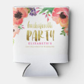 Rafraichisseur De Cannettes FLORAL BACHELORETTE PARTY Can Cooler (Devant)