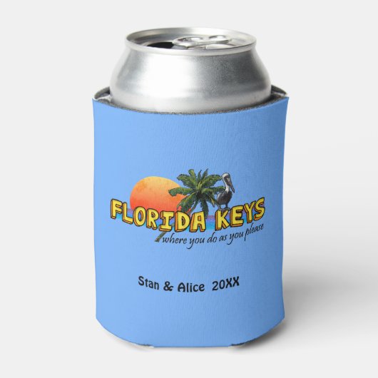 Rafraichisseur De Cannettes Florida Keys (personnalisable) (Can devant)