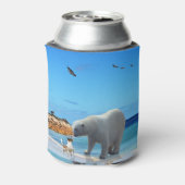 Rafraichisseur De Cannettes Frost et fourrure : Un ours polaire rencontre un F (Can Dos)