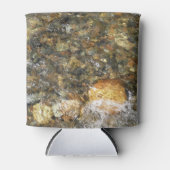 Rafraichisseur De Cannettes Galets Brown et gris naturel Abstrait (Devant)