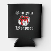 Rafraichisseur De Cannettes Gangsta Wrapper drôle cadeau de Noël (Devant)