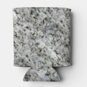 Rafraichisseur De Cannettes Géologie White Granite Rock Texture avec nom (Dos)