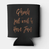 Rafraichisseur De Cannettes Ghouls veut juste s'amuser Halloween peut refroidi (Dos)