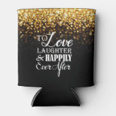 Rafraichisseur De Cannettes Gold Black Hollywood Glitz Mariage (Devant)