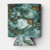 Rafraichisseur De Cannettes Green Marble Texture (Devant)