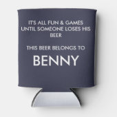 Rafraichisseur De Cannettes Groomsman peut refroidir cette bière appartient à (Devant)