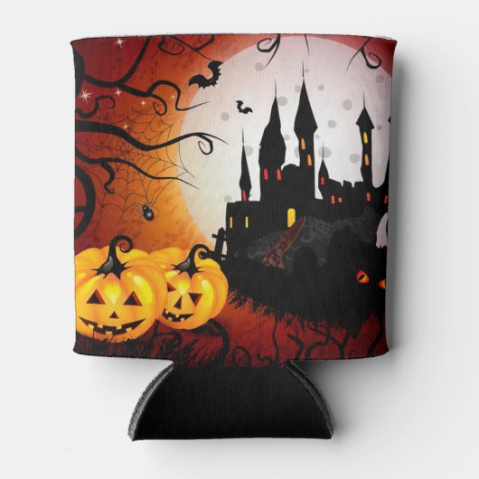 Rafraichisseur De Cannettes Halloween peut refroidir/scène hantée (Devant)