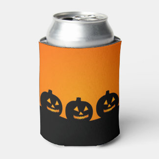 Rafraichisseur De Cannettes Halloween // Silhouette citrouille minimaliste
