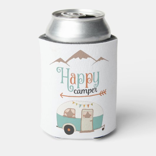 Rafraichisseur De Cannettes Happy Camper Cute Retro RV (Can Dos)